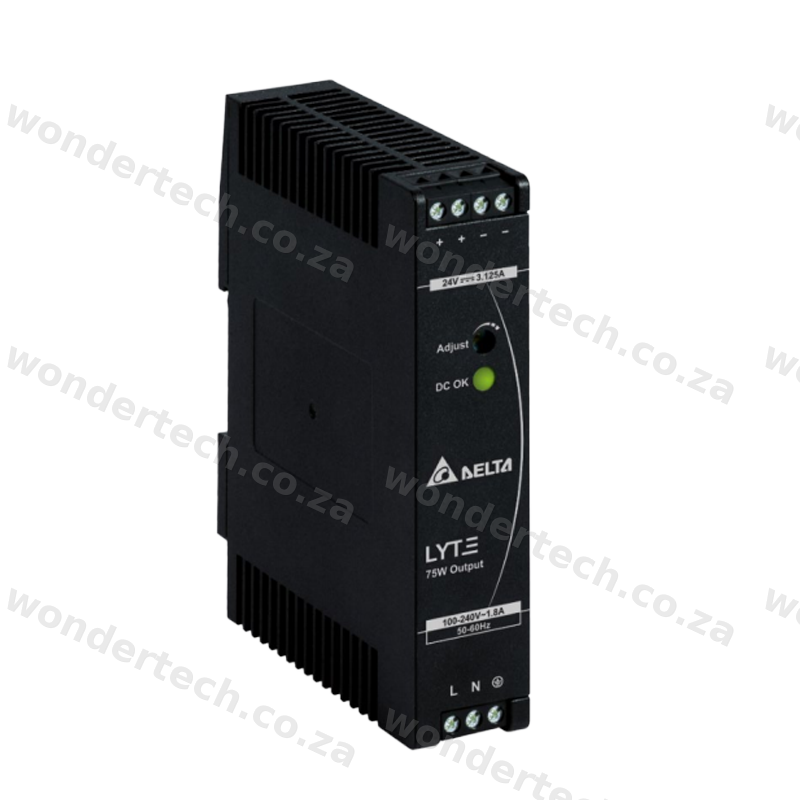75w 48V DIN rail PSU for hardened POE switch.