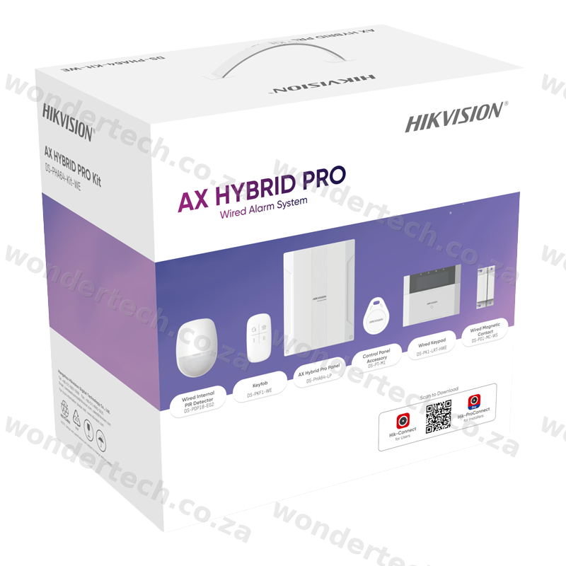 Hikvision AX Hybrid 64 zone Alarm Kit